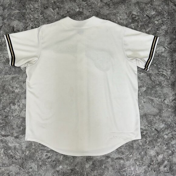 Milwaukee Brewers Majestic Jersey Blue White Gold Men's Size XXL White Blue Gold - Picture 2 of 7